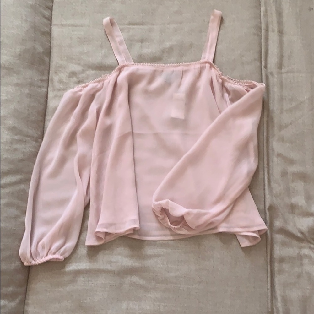 Chiffon off shoulder top